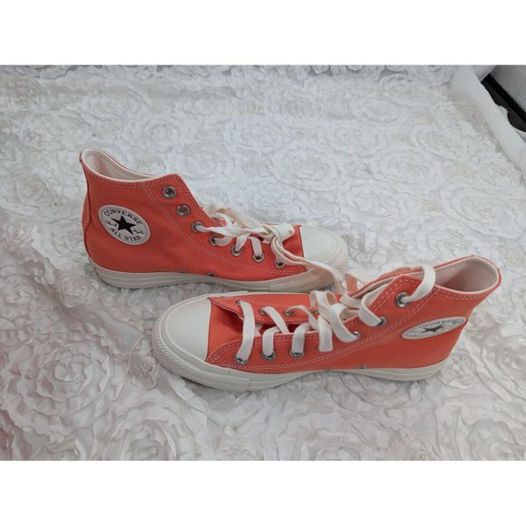Converse  NEW Women CTAS HI A02203F Bright Madder/Egret/Black Floral Embroidery - Picture 8 of 9
